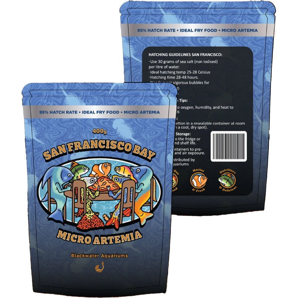 San Francisco Bay Micro Artemia Brine Shrimp Eggs 100g for aquarium fish fry.