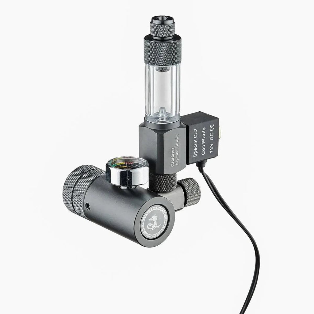 Chihiros CO2 Regulator Mate with easy-fill bubble counter