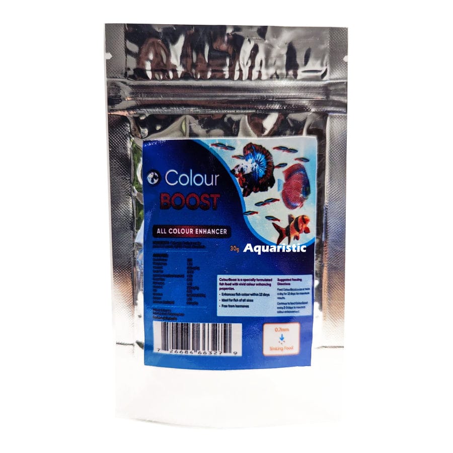 Colour Boost 0.7mm sinking pellets – fish food for vibrant colour enhancement