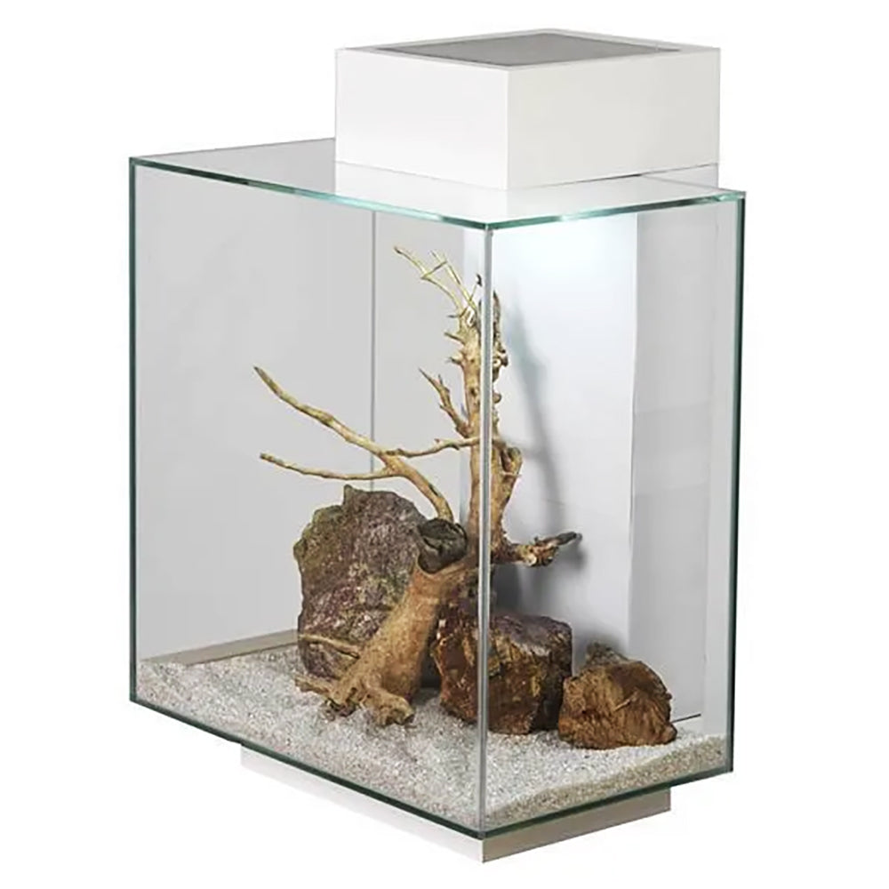 Fluval EDGE 2.0 46L White Aquarium with LED and hidden filter