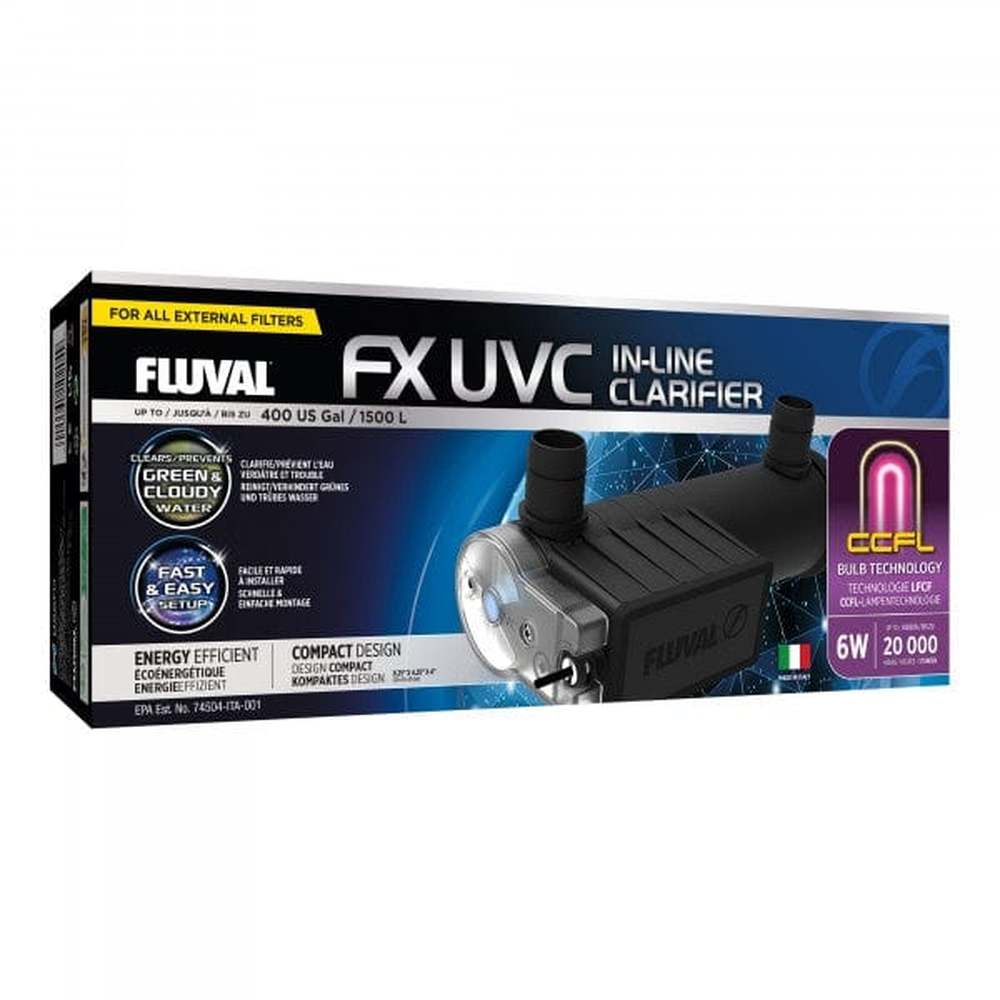 Fluval FX2 FX4 FX6 UVC Inline Clarifier Unit 6w