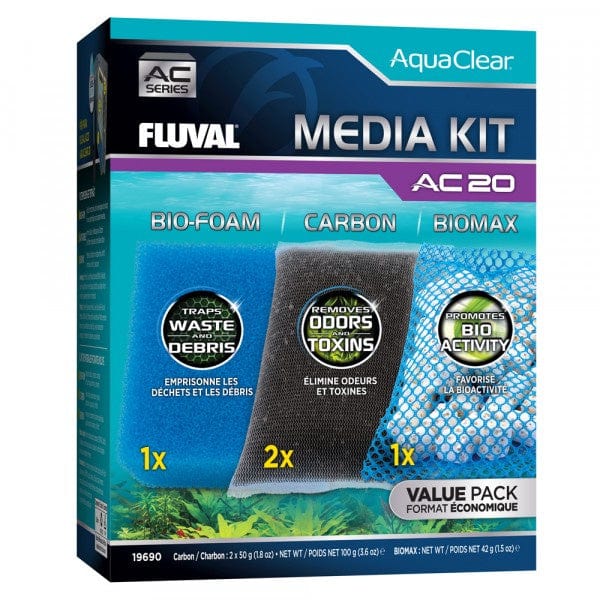 Fluval AquaClear AC20 Filter Media Kit