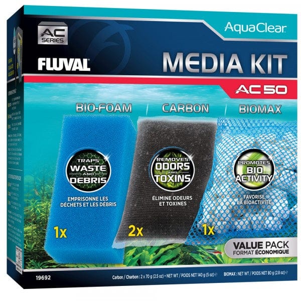 Fluval AquaClear AC50 Filter Media Kit