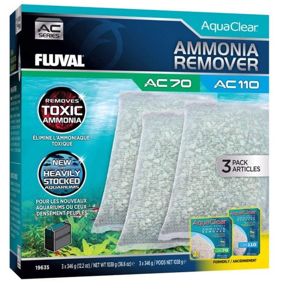 Fluval AquaClear AC70/AC110 Ammonia Remover 3pk