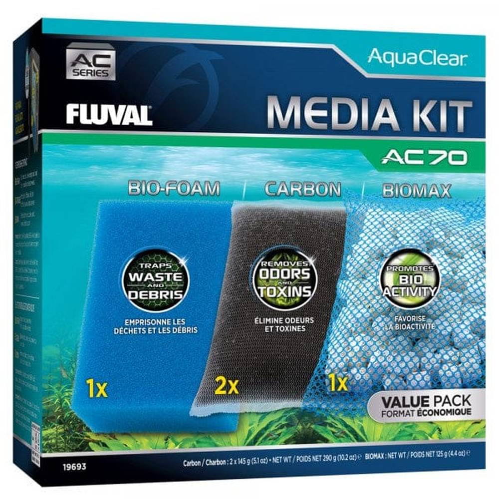 Fluval AquaClear AC70 Filter Media Kit
