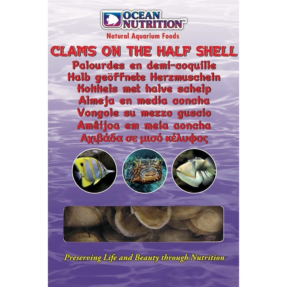 Ocean Nutrition Frozen Clams on Half Shell