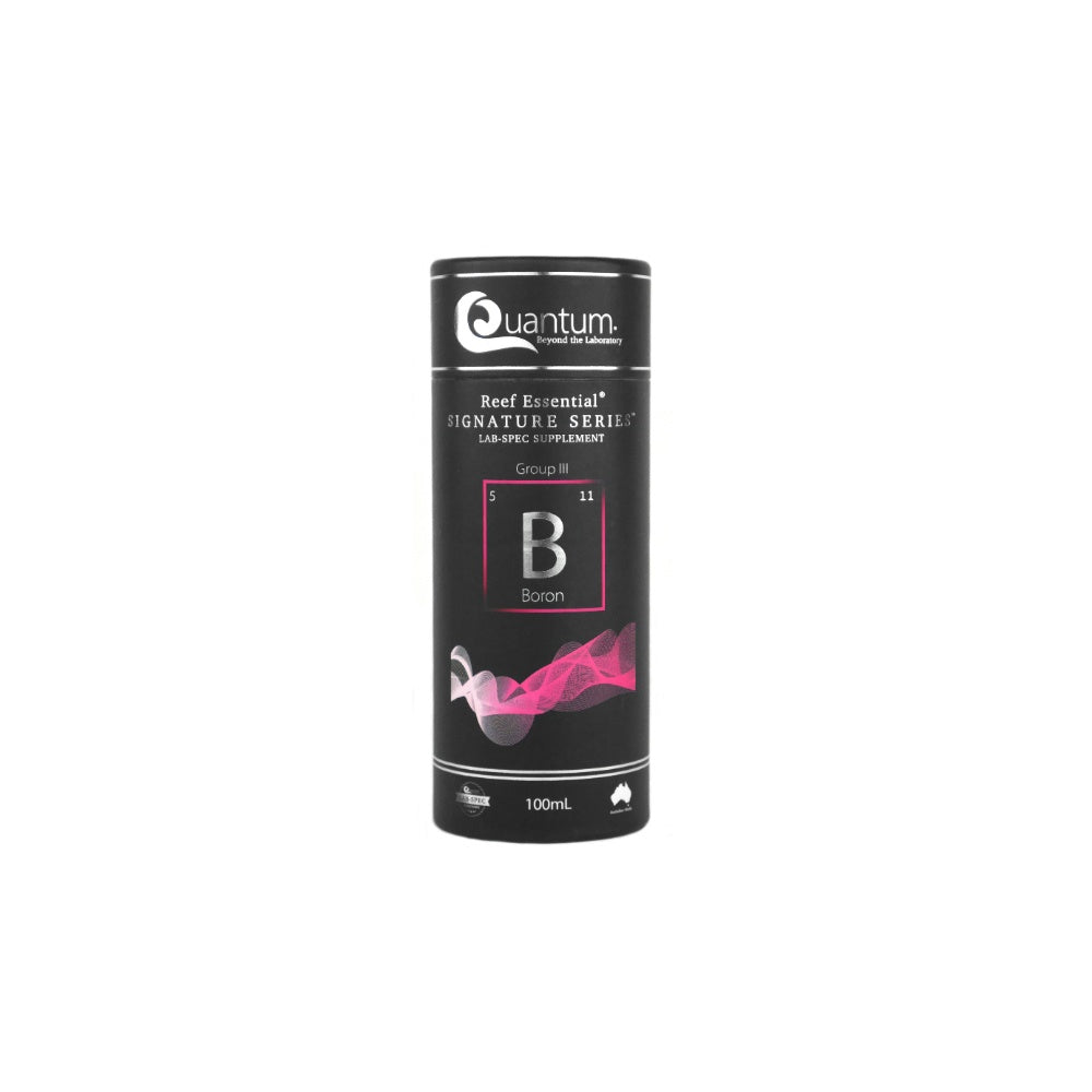Quantum Reef Essential Signature Series Boron 100ml bottle for coral health