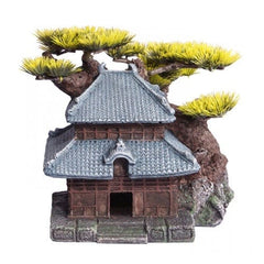 Aqua One Ornament Oriental House With Bonsai (36944)