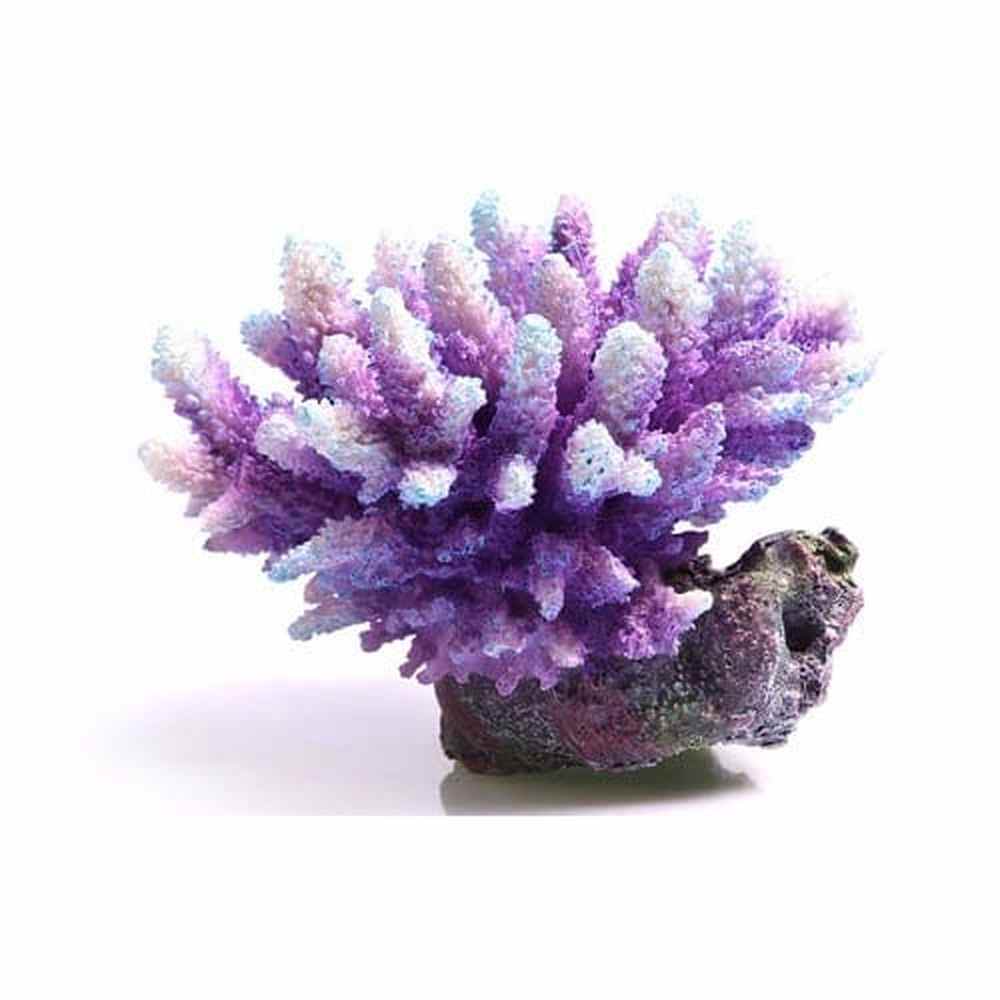 Aqua One Ornament - Acropora Purple/ Aqua Corals (36881)