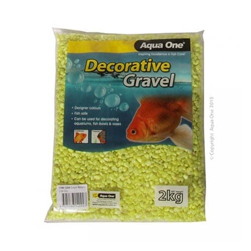 Aqua One Gravel Metallic Lime 2kg