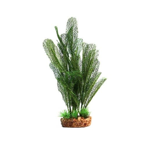 Aqua One Silk Plant - Madagascar Lace With Gravel Base L