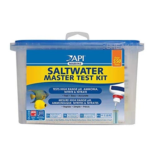 API Saltwater Master Test Kit – pH, Ammonia, Nitrite & Nitrate Testing