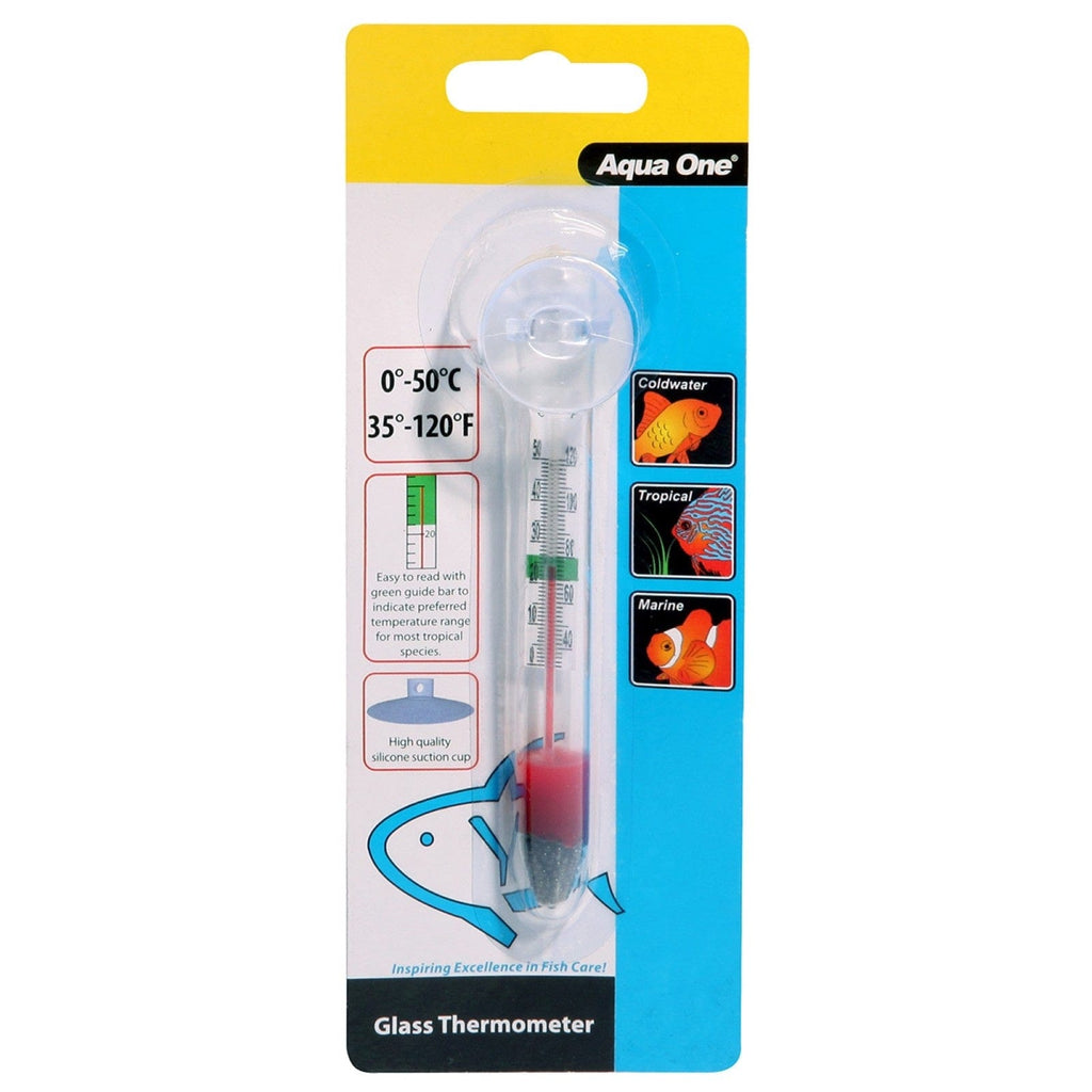 Aqua One Glass Thermometer