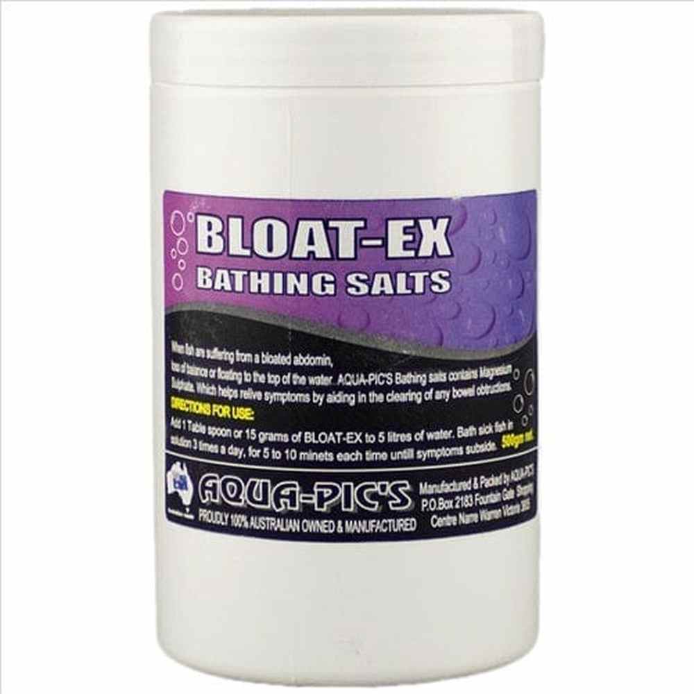 Aqua Pics Bloat Ex 500g Bathing Salt for Bloated and Floating Fish