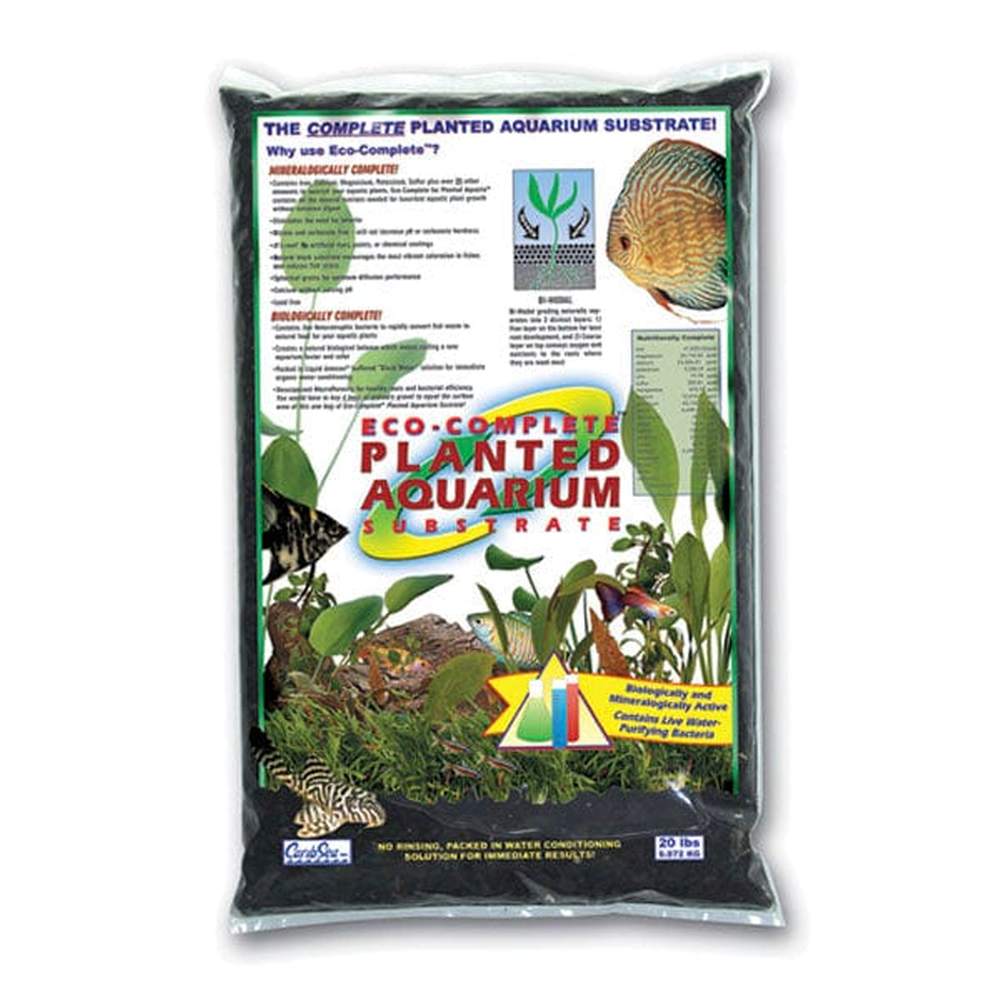 CaribSea Eco-Complete Planted Aquarium Black 20lb 9.1kg