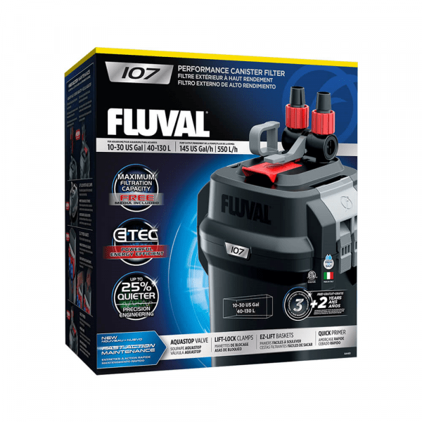 Fluval 107 Canister Filter 130L Aquaristic Online