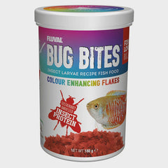 Fluval Bug Bites Colour Enhance Flakes 180gm