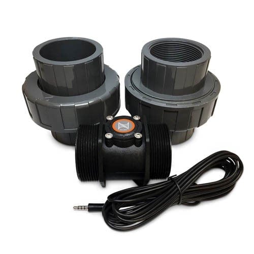Neptune FS-200 2 inch flow sensor with PVC unions for aquarium plumbing