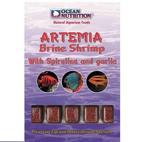 Ocean Nutrition Frozen Brine Spirulina Garlic 100g