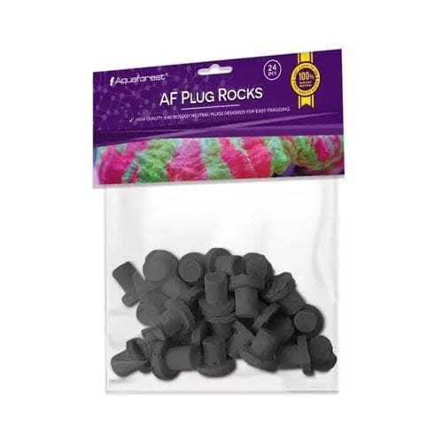 Aquaforest AF Plug Rock Black 24 Pcs