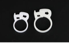 Sanking Hose Clamps 32mm (White)