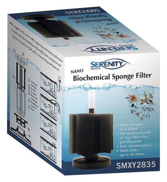 Nano outlet sponge filter