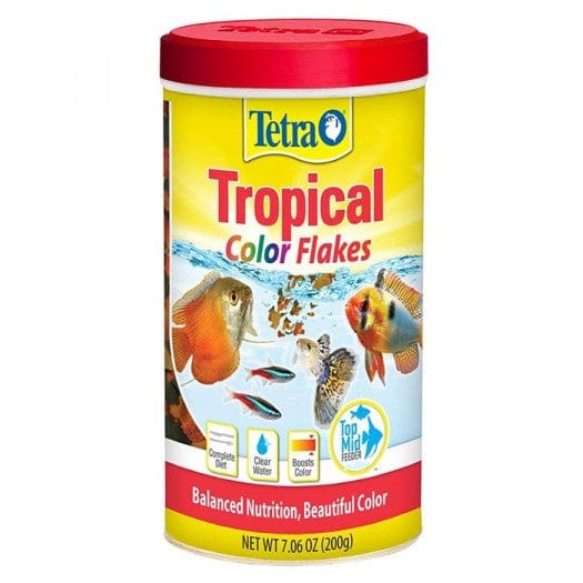 Tropical flake food top