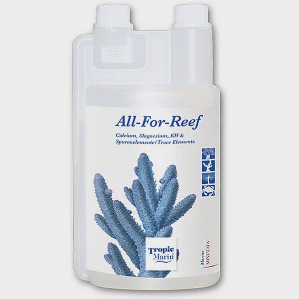 Bottle of Tropic Marin All For Reef 500ml aquarium mineral supplement