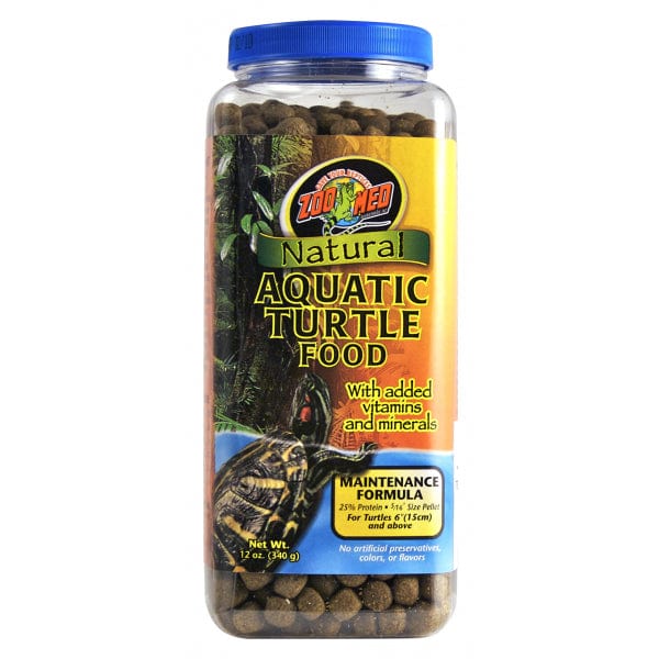 Zoo Med Aquatic Turtle Food Adult Maintenance Formula 340g floating pellets