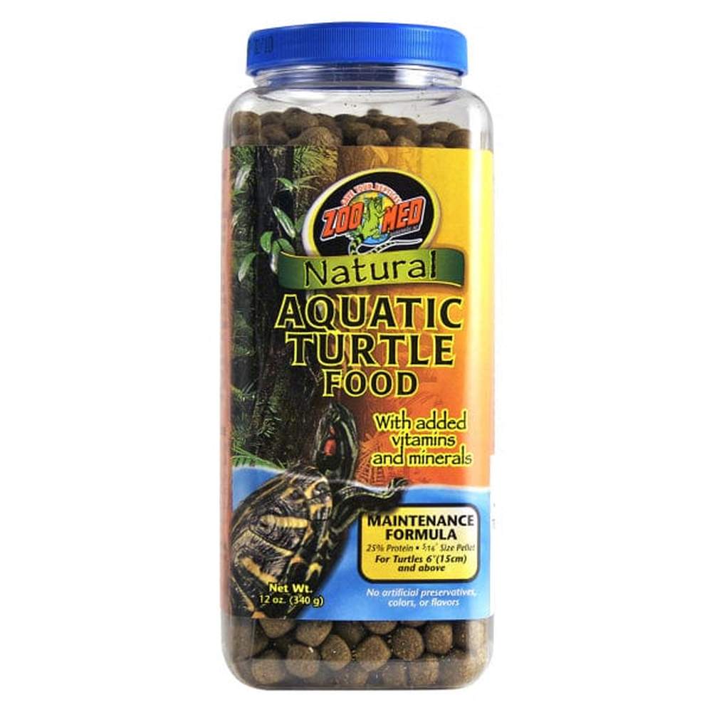 Zoo Med Aquatic Turtle Food Adult Maintenance Formula 340g floating pellets
