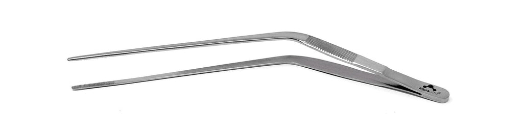 Aquavitro 45° Forceps – stainless steel angled aquascaping tool for reef and freshwater tanks