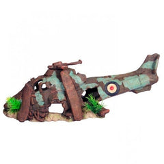 Aqua One Ornament Ruined  Helicopter M (36978)