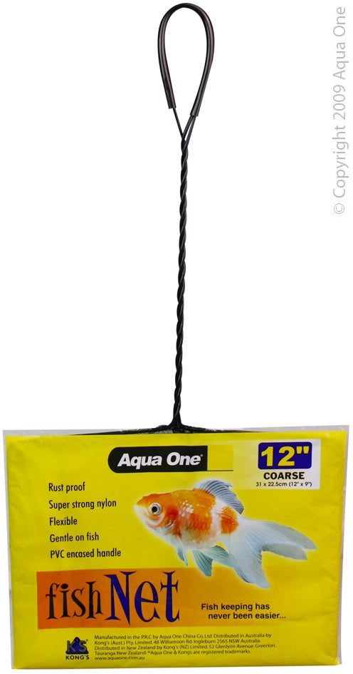 Aqua One Coarse Fish Net 12" - 31.5 x 23cm