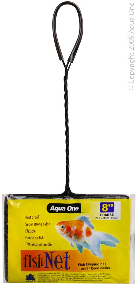 Aqua One Coarse Fish Net 8" - 20.5 x 14.5cm