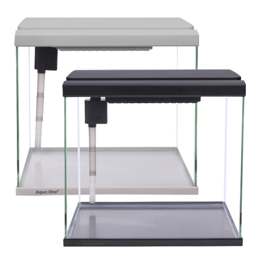 Aqua One Lifestyle Classic 27 Complete Glass Aquarium 38cm 27L Satin Grey