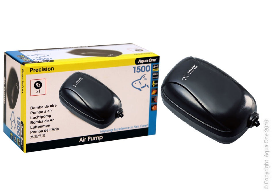 Aqua One Precision 1500 Air Pump - Single 60 L/Hr