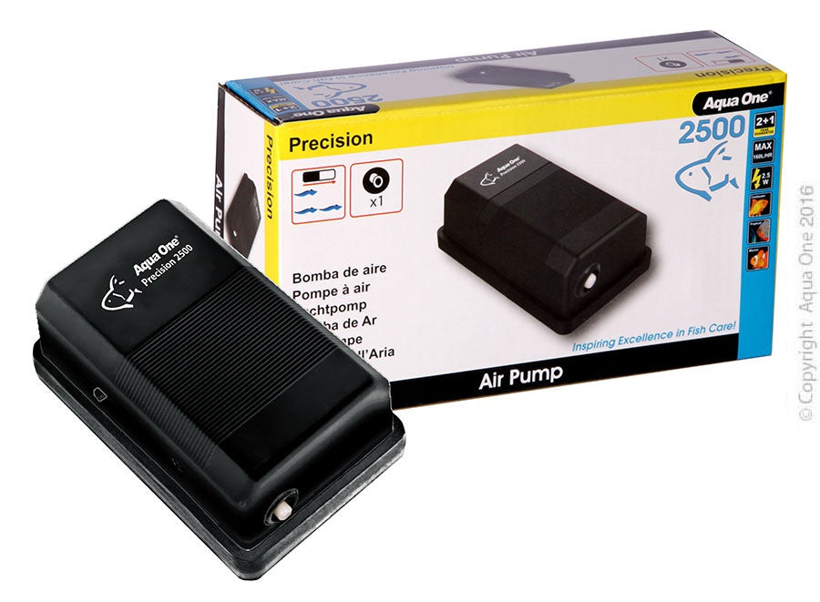 Aqua One Precision 2500 Air Pump - Single 160 L/Hr