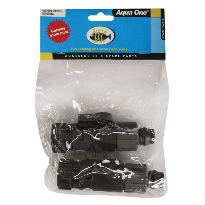 Aqua One Spare Part Tap Set In Out 16mm - Aquis 1000 1200