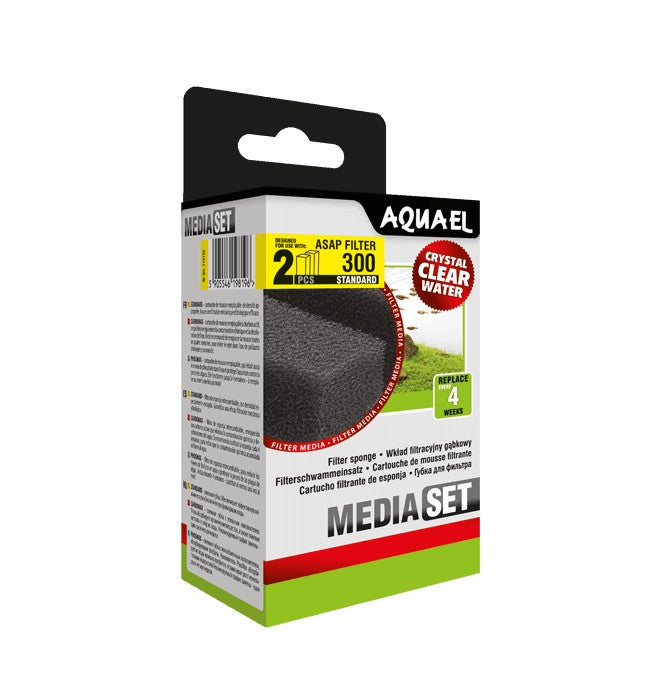 Aquael ASAP 300 Filter - Sponge (2 Pack)