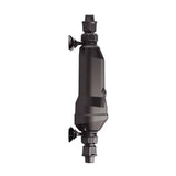 Aquael Flow Heater mounted vertically on canister filter hose