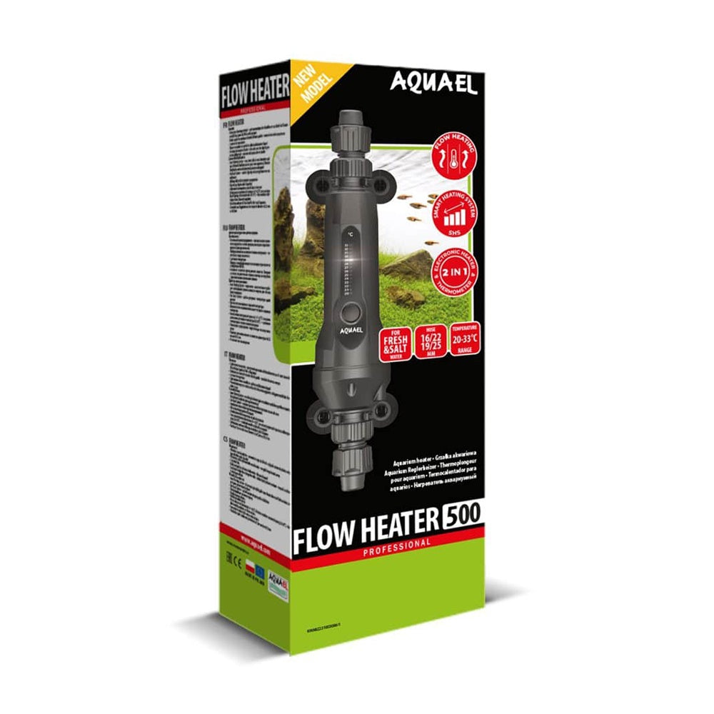 Aquael Flow Heater 2.0 500W external in-line aquarium heater