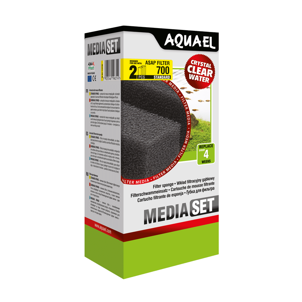 Aquael ASAP 700 Filter - Sponge (2 Pack)
