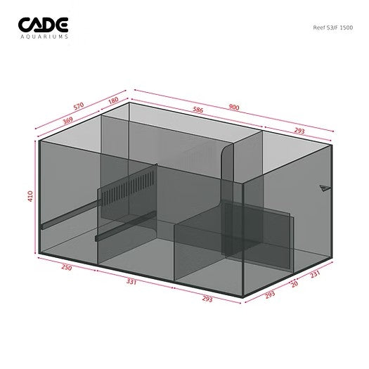 CADE Frag S3 1500 (1500 x 700 x 350cm)