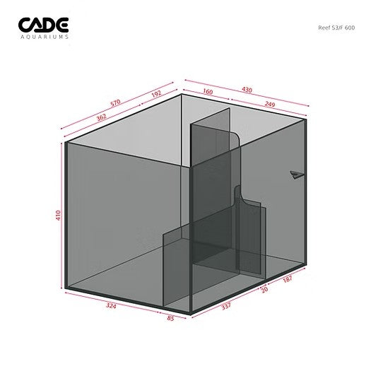 CADE Frag S3 600 (600 x 700 x 350cm)