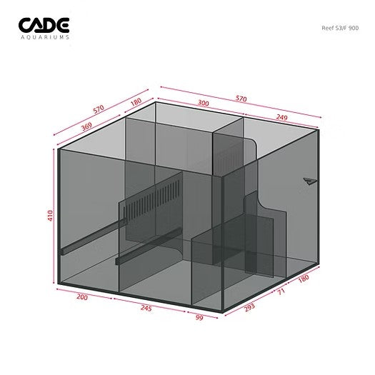 CADE Frag S3 900 (9000 x 700 x 350cm)