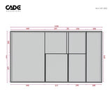 CADE Peninsula S3 1800 (1800 x 800 x 650cm)