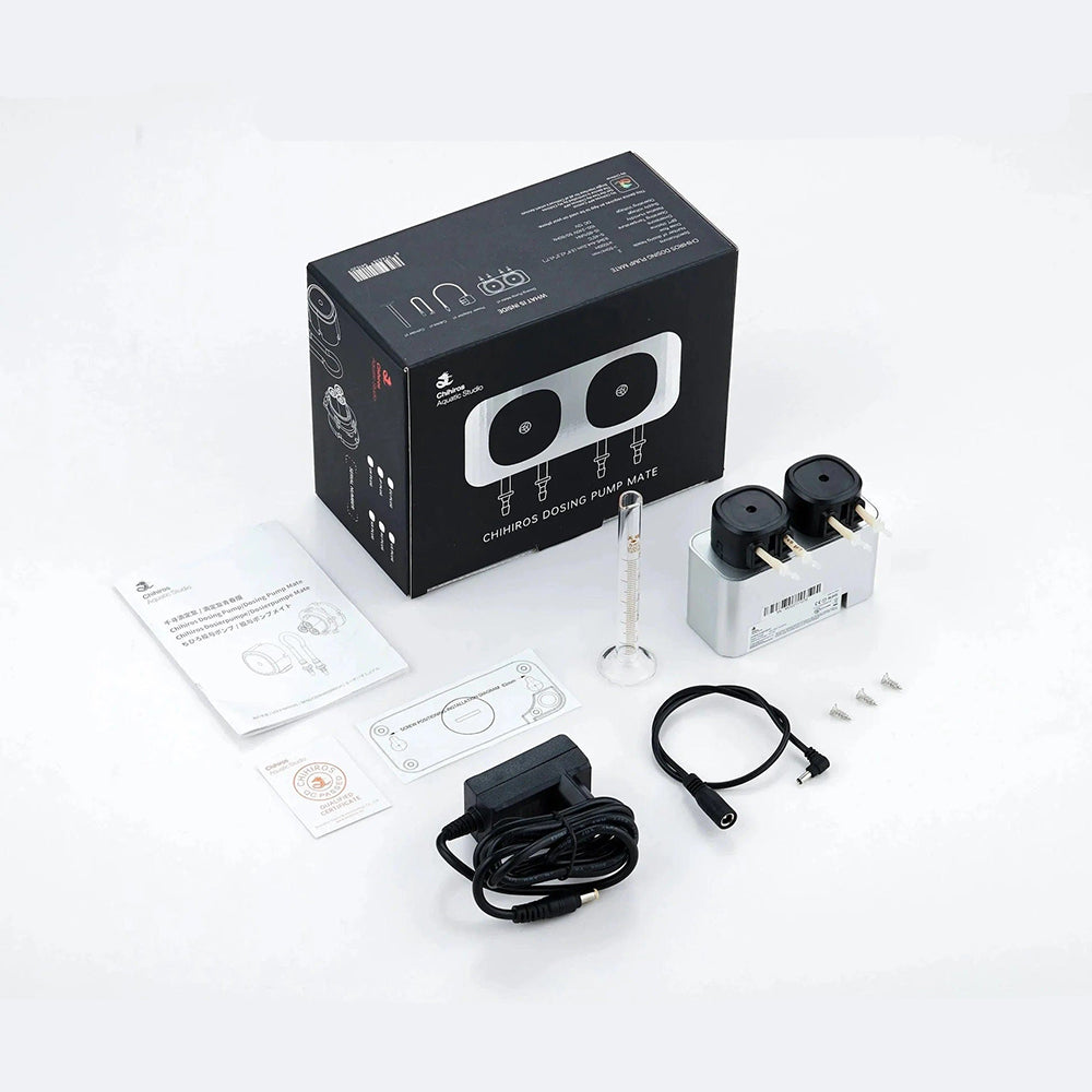 Compact 2-head dosing pump for planted and marine tanks