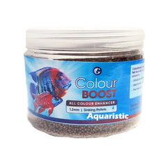 Colour Boost 1.2mm sinking pellets – 150g fish food for colour enhancement