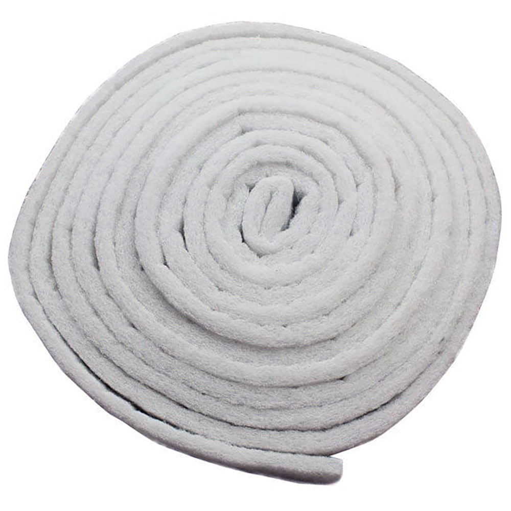 White dacron aquarium filter floss roll — 10m × 1m × 2cm bulk filter mat for mechanical filtration