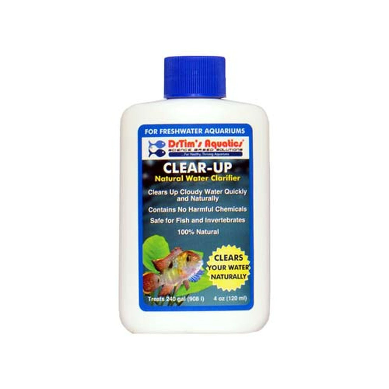 Dr Tims Aquatics Freshwater - Clear Up 4oz (908L)